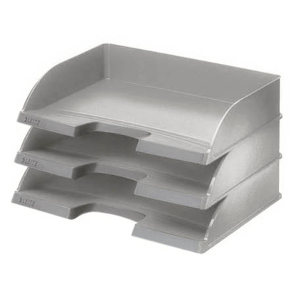 Artikelbild 4 für LEITZ Briefablage Jumbo quer Plus grau DIN A4, 1 St., Artikelnummer 402164