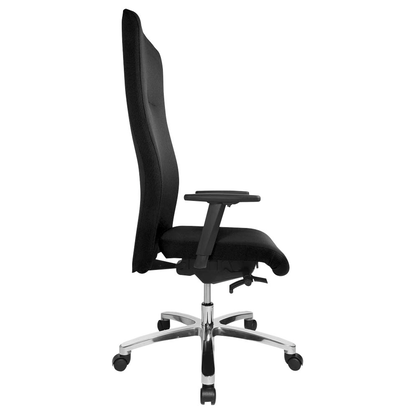 Artikelbild 3 für Topstar XXL Bürostuhl Big Star 30, BT390T W50 Stoff schwarz, Gestell alu, Artikelnummer 411405