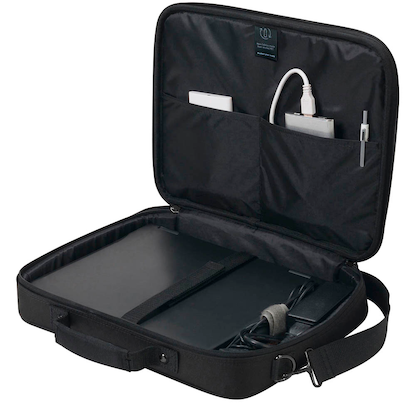Artikelbild 7 für DICOTA Laptoptasche Eco Multi BASE Kunstfaser schwarz D30446-RPET bis 39,6 cm (15,6 Zoll), Artikelnummer 492324