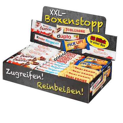 Artikelbild 2 für XXL-Boxenstopp Schokoriegel 66 St./1836,4 g, Artikelnummer 844427