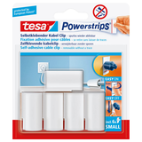 Artikelbild 1 für tesa Kabelclips Powerstrips Kabel-Clip weiß 3,6 cm x 2,1 cm, 5 St., Artikelnummer 697102
