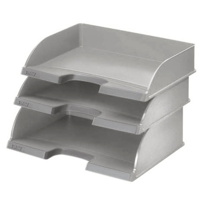 Artikelbild 5 für LEITZ Briefablage Jumbo quer Plus grau DIN A4, 1 St., Artikelnummer 402164