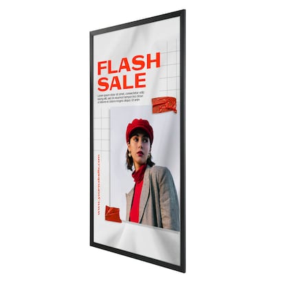 Artikelbild 2 für update displays Klapprahmen HardLine Fenster schwarz 87,6 x 122,4 cm, 1 St., Artikelnummer 975779