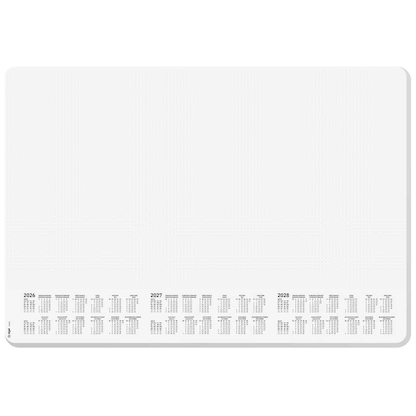 Artikelbild für SIGEL Schreibtischunterlage Dotted 2026/2027/2028 weiß/schwarz Papier 59,5 x 41,0 cm, 30 Blatt, Artikelnummer 585659