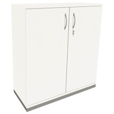 Artikelbild 1 für fm Aktenschrank Sidney, 4260429763498 weiß 2 Fachböden 100,0 x 44,2 x 113,3 cm, Artikelnummer 410462