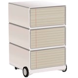 Artikelbild 1 für PAPERFLOW easyBox Contents Rollcontainer weiß, bunt 61985 4 Auszüge 39,0 x 43,6 x 64,2 cm, Artikelnummer 215409