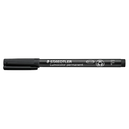 Artikelbild 3 für STAEDTLER Lumocolor Folienstifte schwarz 0,6 mm permanent, 10 St., Artikelnummer 147801