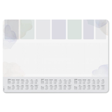 Artikelbild 1 für SIGEL Schreibtischunterlage Pastel 2026/2027/2028 weiß/grau Papier 59,5 x 41,0 cm, 30 Blatt, Artikelnummer 585754