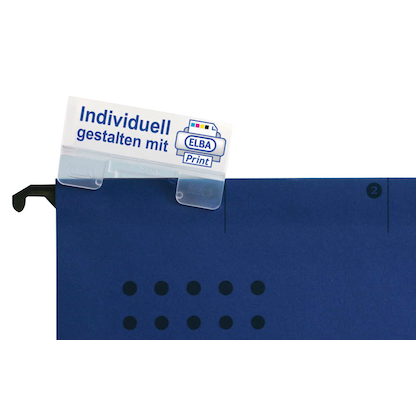 Artikelbild für ELBA Vollsichtreiter vertic 85508 transparent, 25 St., Artikelnummer 443192