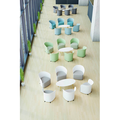 Artikelbild 3 für meet powered by PAPERFLOW Sessel CROWN grau schwarz Stoff 73,0 x 63,5 x 69,0 cm, 1 St., Artikelnummer 300911