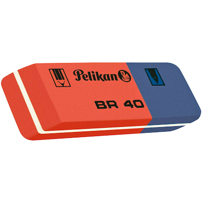 Artikelbild für Pelikan Radiergummi BR40 rot/blau, 1 St., Artikelnummer 906848