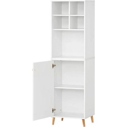 Artikelbild 6 für MÖBELPARTNER Regalschrank 500, 701805 weiß 50,9 x 41,0 x 168,7 cm, 1 St., Artikelnummer 824124