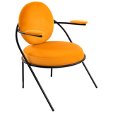 Artikelbild 1 für meet powered by PAPERFLOW Sessel SATURNE safran schwarz Stoff 70,0 x 73,0 x 88,0 cm, 1 St., Artikelnummer 231518