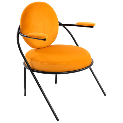 Artikelbild für meet powered by PAPERFLOW Sessel SATURNE safran schwarz Stoff 70,0 x 73,0 x 88,0 cm, 1 St., Artikelnummer 231518