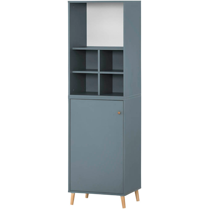 Artikelbild für MÖBELPARTNER Regalschrank 500, 701806 blaugrau 50,9 x 41,0 x 168,7 cm, 1 St., Artikelnummer 824033