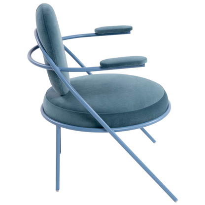 Artikelbild 2 für meet powered by PAPERFLOW Sessel SATURNE blau Stoff 70,0 x 73,0 x 88,0 cm, 1 St., Artikelnummer 231496