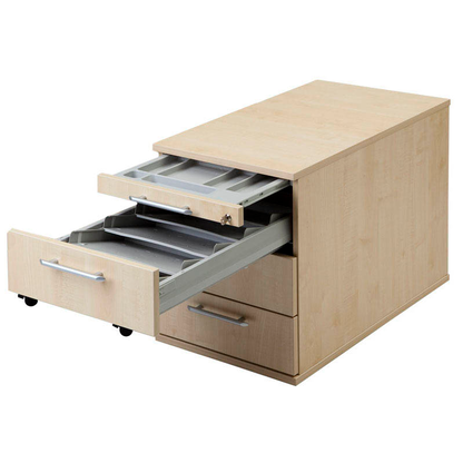 Artikelbild 3 für HAMMERBACHER Schrägablage grau 1 Set, Artikelnummer 395280