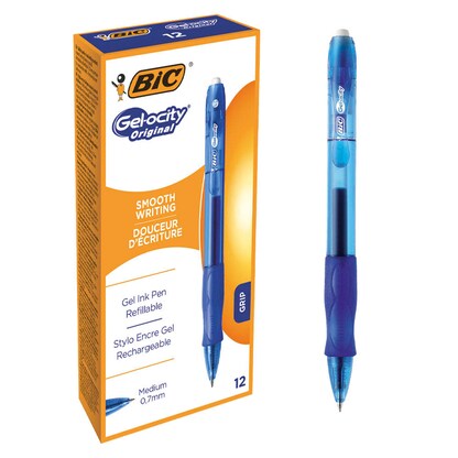 Artikelbild für BIC Gel-ocity Gelschreiber blau/transparent 0,3 mm, Schreibfarbe: blau, 12 St., Artikelnummer 858314