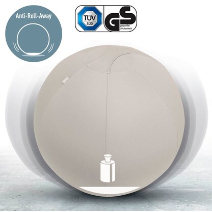 Artikelbild 8 für LEITZ Ergo Active Sitzball hellgrau 55,0 cm, Artikelnummer 998658