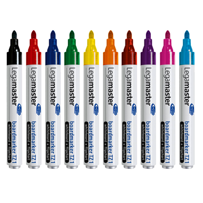 Artikelbild für Legamaster TZ 1 Whiteboard-Marker farbsortiert 1,5 - 3,0 mm, 10 St., Artikelnummer 171033
