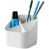 Artikelbild 1 für HAN Stiftehalter Re-X-LOOP weiß 100% Recyclingmaterial 4 Fächer 11,1 x 12,1 x 10,6 cm, Artikelnummer 440434