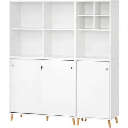 Artikelbild für MÖBELPARTNER Regalschrank 500, 701808 weiß 151,05 x 41,0 x 168,7 cm, 1 St., Artikelnummer 824132