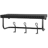 Artikelbild 1 für HAKU Möbel Wandgarderobe 21527 schwarz Metall 6 Haken 42,0 x 19,0 cm, Artikelnummer 137081