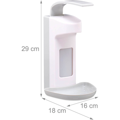 Artikelbild 2 für relaxdays Desinfektionsspender 10029929_0 weiß Kunststoff 0,5 l, 1 St., Artikelnummer 375754