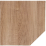 Artikelbild 1 für HAMMERBACHER Verbindungsplatte Prokura nussbaum, silber Trapezform 120,0 x 80,0 x 72,0 cm, Artikelnummer 970756