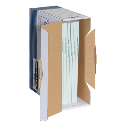 Artikelbild 5 für Bankers Box Archivboxen Bankers Box weiß/blau 10,8 x 26,5 x 32,7 cm, 10 St., Artikelnummer 693259