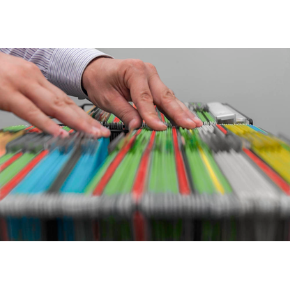 Artikelbild 2 für FALKEN Hängehefter UNIREG Karton blau DIN A4 1x kaufmännische Heftung, 25 St., Artikelnummer 633495