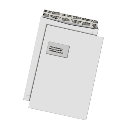 Artikelbild für office discount Versandtaschen DIN C4 mit Fenster weiß 250 St., Artikelnummer 862490