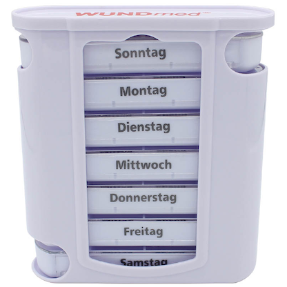 Artikelbild für WUNDmed® Tablettenbox Tower grau, 1 St., Artikelnummer 471559