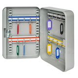 Artikelbild 1 für ALCO Schlüsselkasten lichtgrau mit 20 Haken, Zylinderschloss, 18,0 cm 8,0 cm, 1 St., Artikelnummer 189809