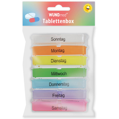 Artikelbild 2 für WUNDmed® Tablettenbox Rainbow bunt, 1 St., Artikelnummer 471569