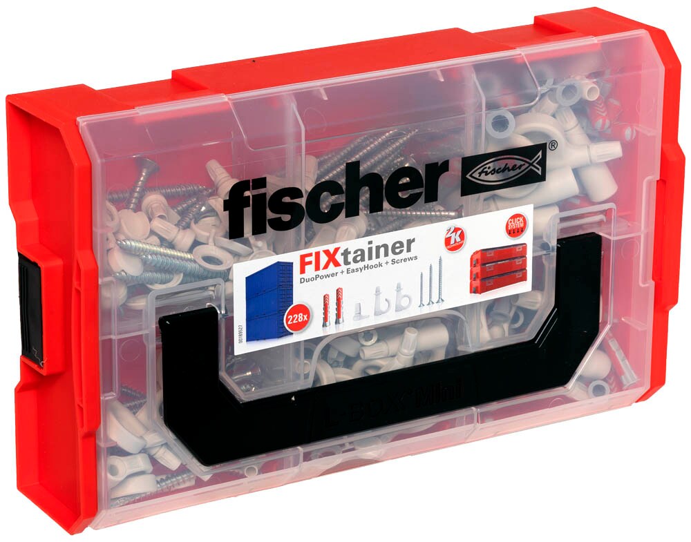 Fischer Duopower Universaldübel-Set Fixtainer - Tiefenbiss-Box (210 Fischer Duopower Universaldübel-Set Fixtainer - Tiefenbiss-Box (210
