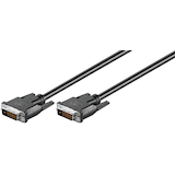 Artikelbild 1 für goobay DVI-D Kabel 3,0 m schwarz, 1 St., Artikelnummer 493981