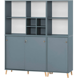 Artikelbild 1 für MÖBELPARTNER Regalschrank 500, 701809 blaugrau 151,05 x 41,0 x 168,7 cm, 1 St., Artikelnummer 824047