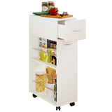 Artikelbild 1 für VCM my home Nischenwagen Tusal weiß 25,0 x 50,0 x 85,0 cm, Artikelnummer 911174