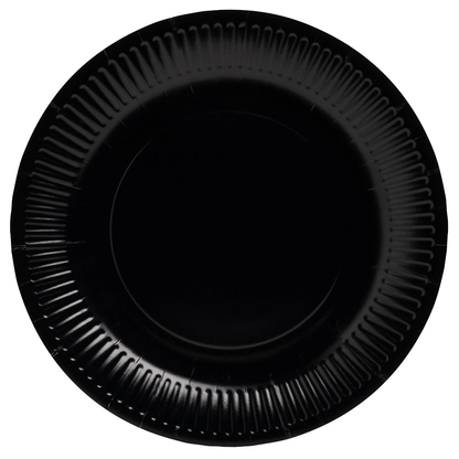 Artikelbild für PROnappe Pappteller schwarz Ø 23,0 cm, 20 St., Artikelnummer 345738