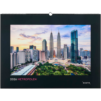 Artikelbild für KUNTH Monats-Wandkalender Metropolen 2026, 1 St., Artikelnummer 575876