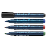 Artikelbild 1 für Schneider Maxx 133 Permanentmarker farbsortiert 1,0 - 4,0 mm, 4 St., Artikelnummer 779579