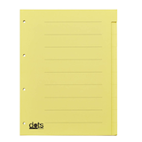 Artikelbild 1 für dots Ordnerregister DIN A4 Vollformat blanko gelb 10-teilig, 5 Satz, Artikelnummer 294587