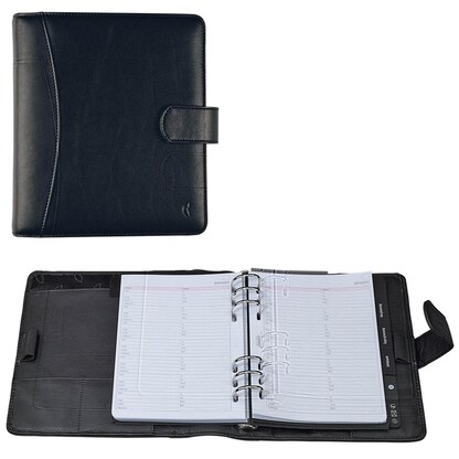 Artikelbild für CHRONOPLAN Terminplaner Standard A5 Compact A5 Leder, Artikelnummer 272153