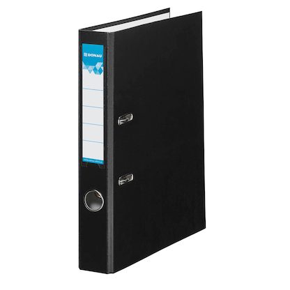 Artikelbild für DONAU Klassik Ordner schwarz Karton 5,0 cm DIN A4, 1 St., Artikelnummer 183624