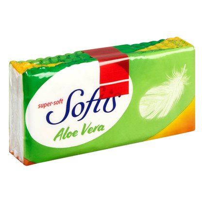 Softis Taschentcher Aloe Vera 4-lagig wei, 15x 9 Tcher | office discount