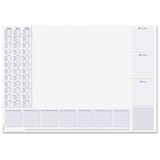Artikelbild 1 für SIGEL Schreibtischunterlage Lilac 2026/2027/2028 weiß/lila Papier 59,5 x 41,0 cm, 30 Blatt, Artikelnummer 585648