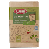 Artikelbild 1 für RUBIN Biomüllbeutel 10,0 l braun, 10 St., Artikelnummer 212831
