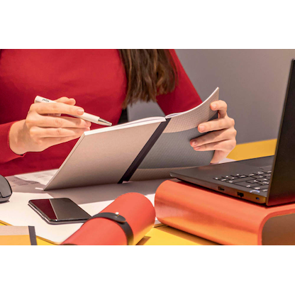 Artikelbild 6 für SIGEL Notizbuch DIN A5 kariert, blau Hardcover 200 Seiten, 1 St., Artikelnummer 405229