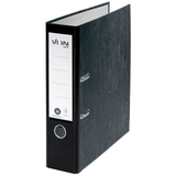 Artikelbild 1 für VON LEITZ Ordner schwarz mamoriert Karton 8,0 cm DIN A4, 1 St., Artikelnummer 635609